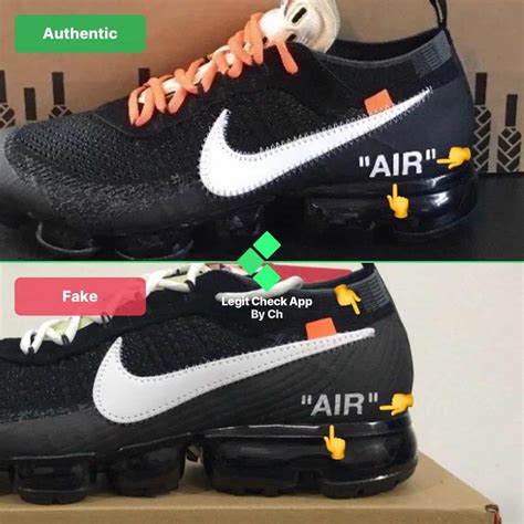 nike off white vapormax real vs fake|nike vapormax flyknit off white.